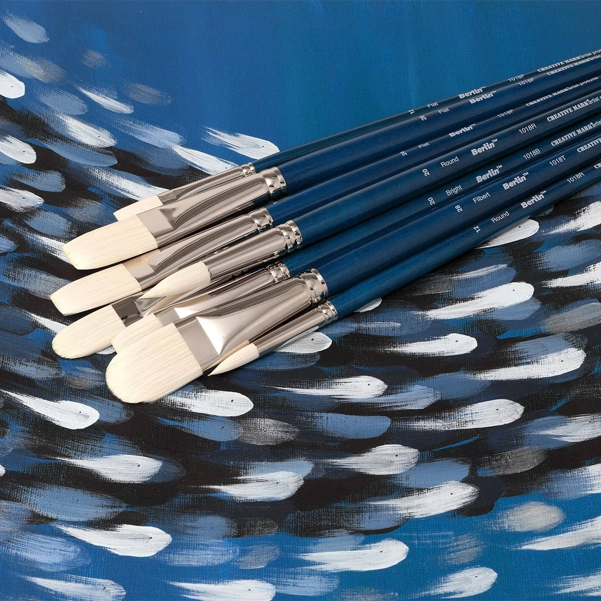 Berlin Synthetic Long Handle Acrylic & Oil Brushes