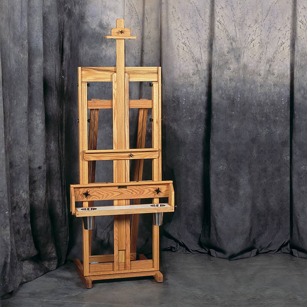 Creative Mark Thrifty Wood Tripod Display Easel Stand for Painting Single  Unit - Durable Light Weight, Adjustable Angle for Drawing and Painting -  Mahogany Finish - Ideal For Artist 