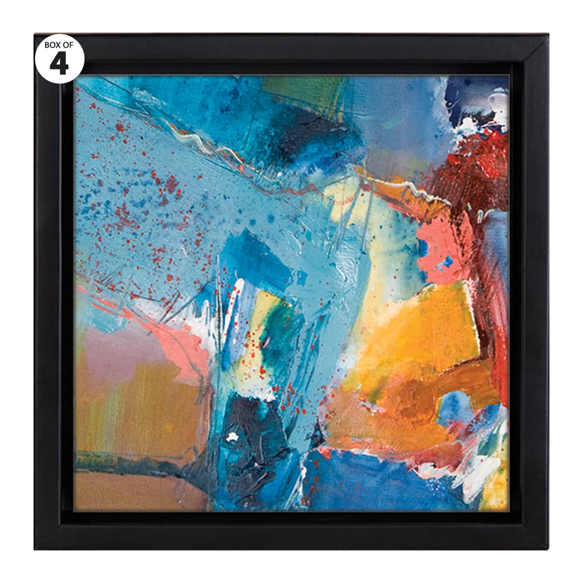 Buy Painting With Mat and Backing Boards, Painting on Art Paper, Palette  Knife Art, Original Abstract Wall Art, Mat 20x16 Painting 14x11 Online in  India 