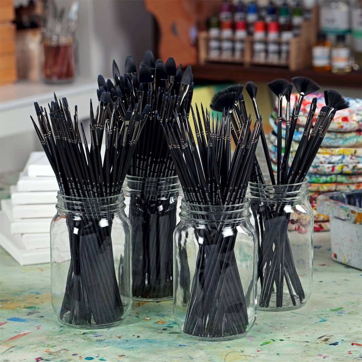 Black Swan Long Handle Brush Class Pack of 170