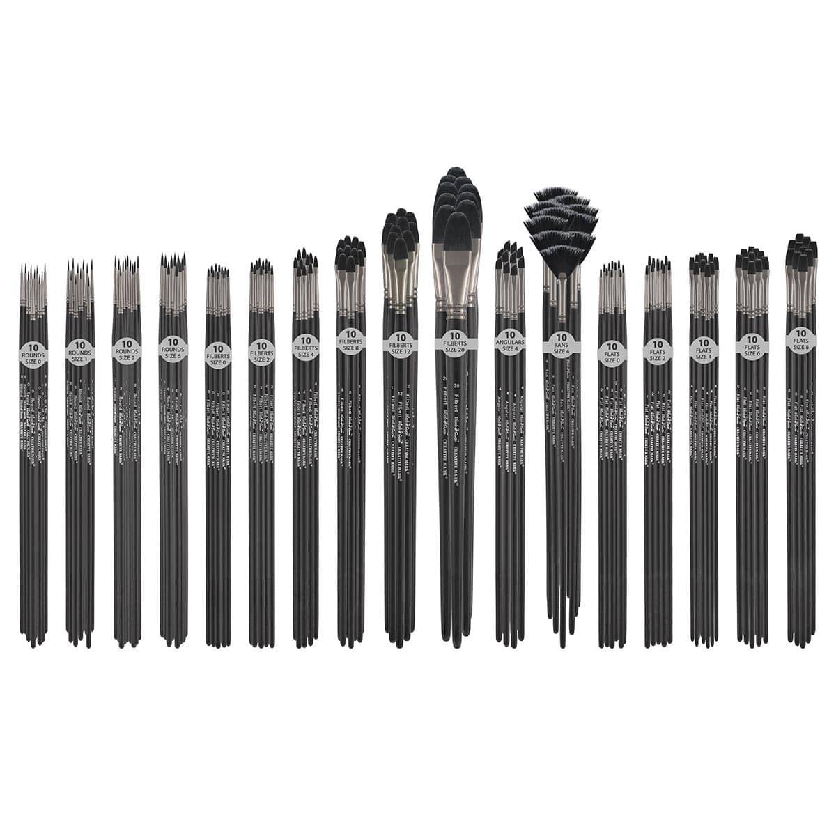 Black Swan Long Handle Brush Class Pack of 170