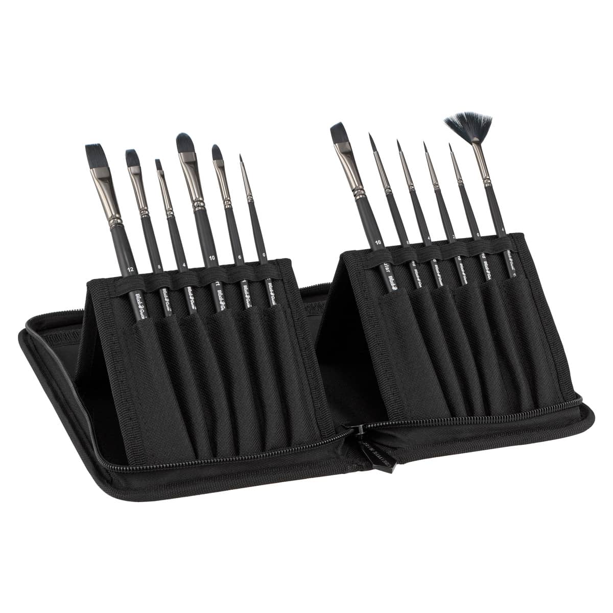 Black Swan Short Handle Brush Set of 12 