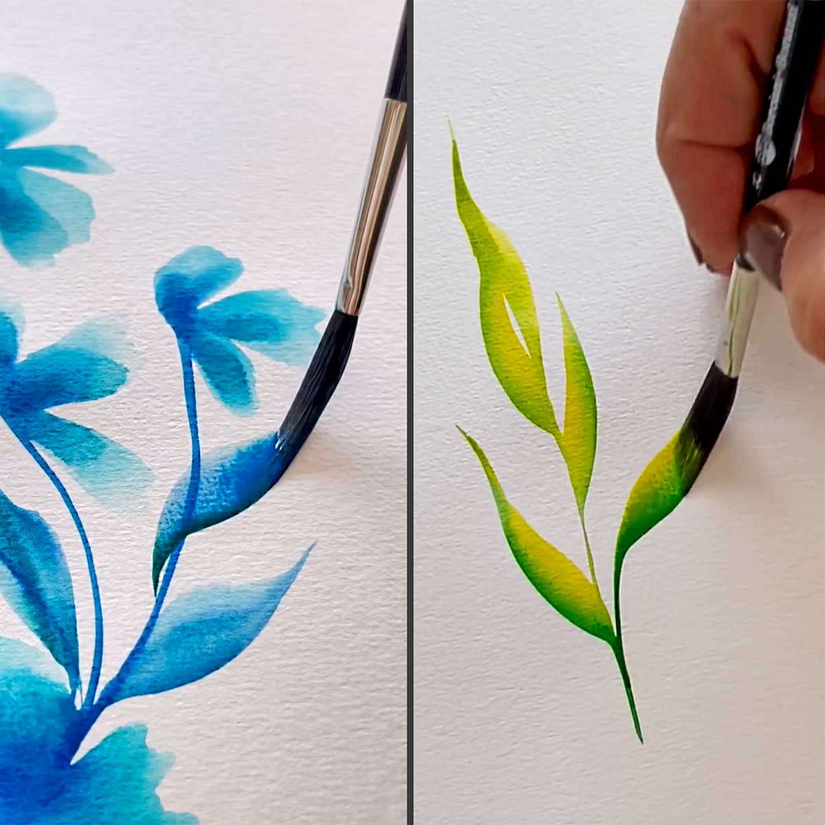 Use with watercolor, gouache, enamel, and acrylic