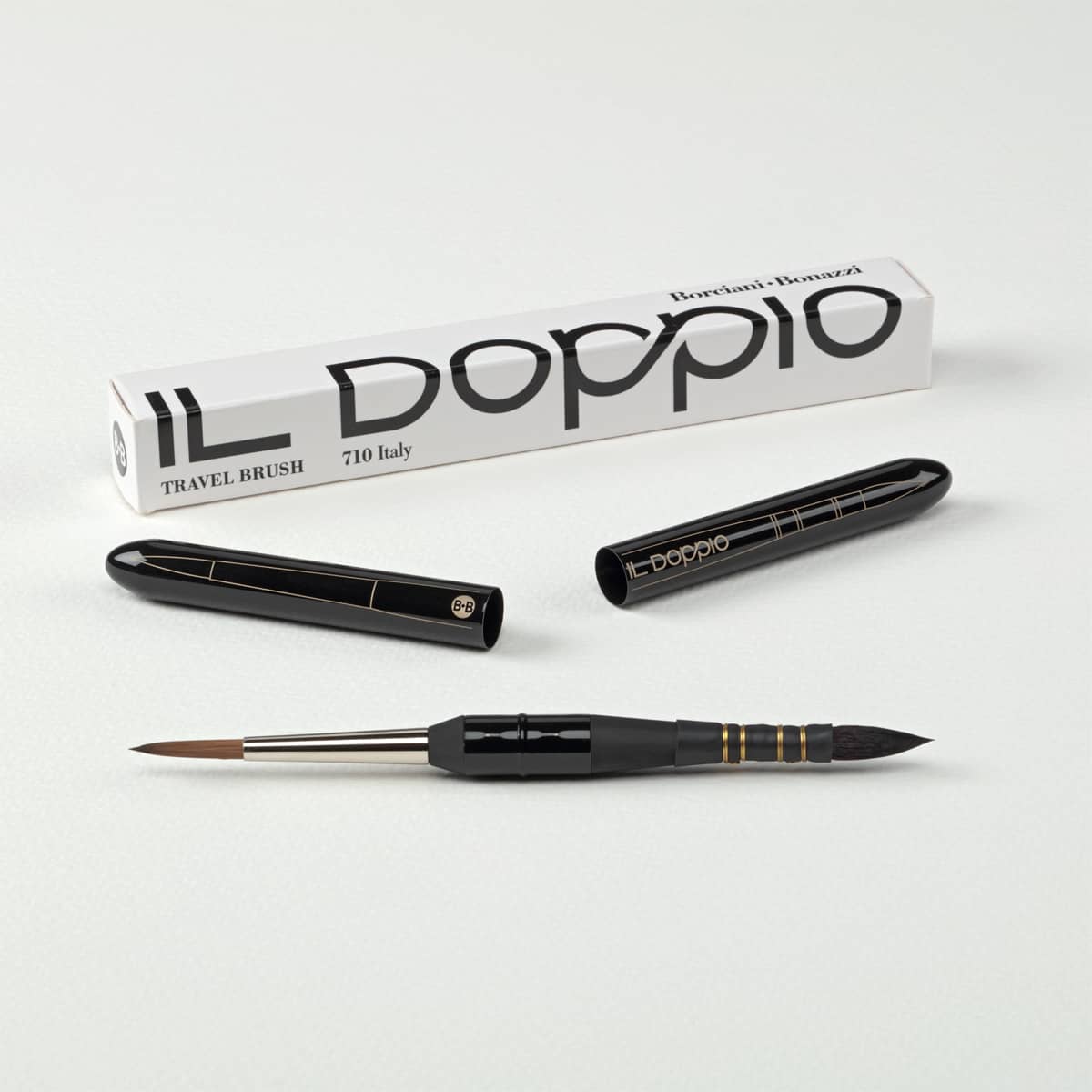 IL DOPPIO Double-Sided Travel Brush no 1