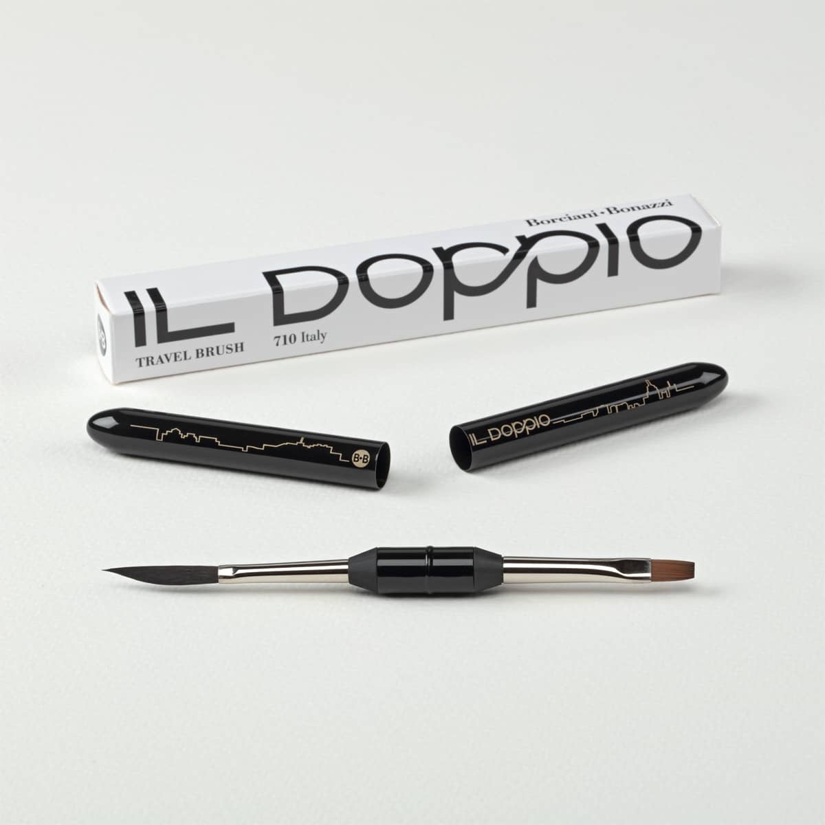 IL DOPPIO Double-Sided Travel Brush no 2