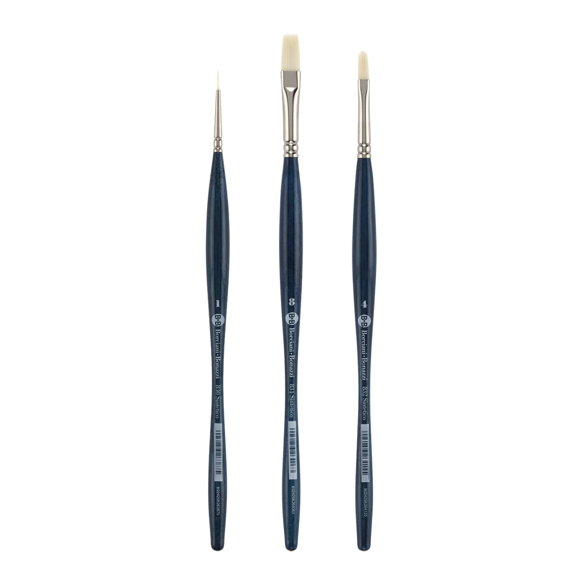 Bianco Synthetic Set of 3 Brushes