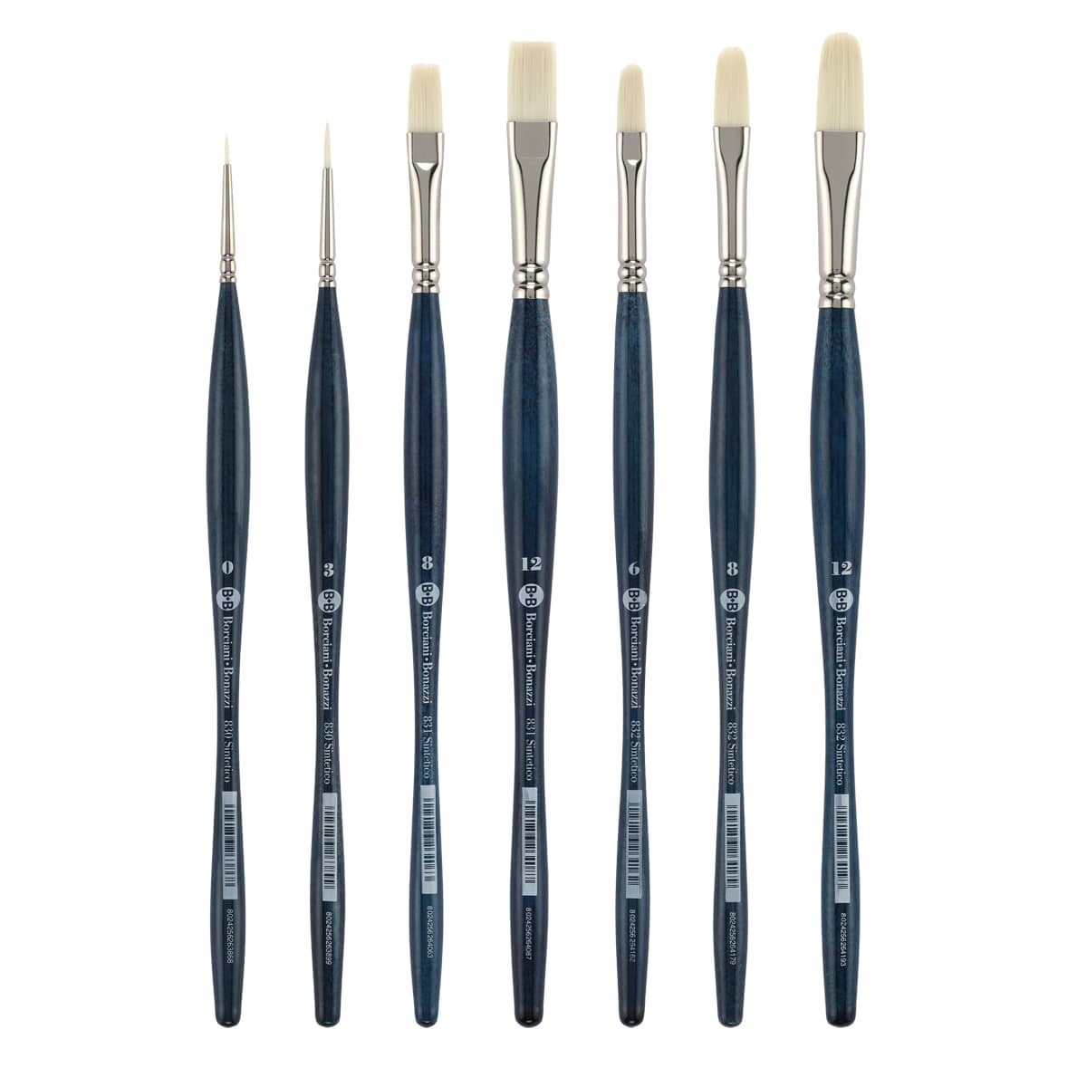 Bianco Synthetic Set of 7 Brushes