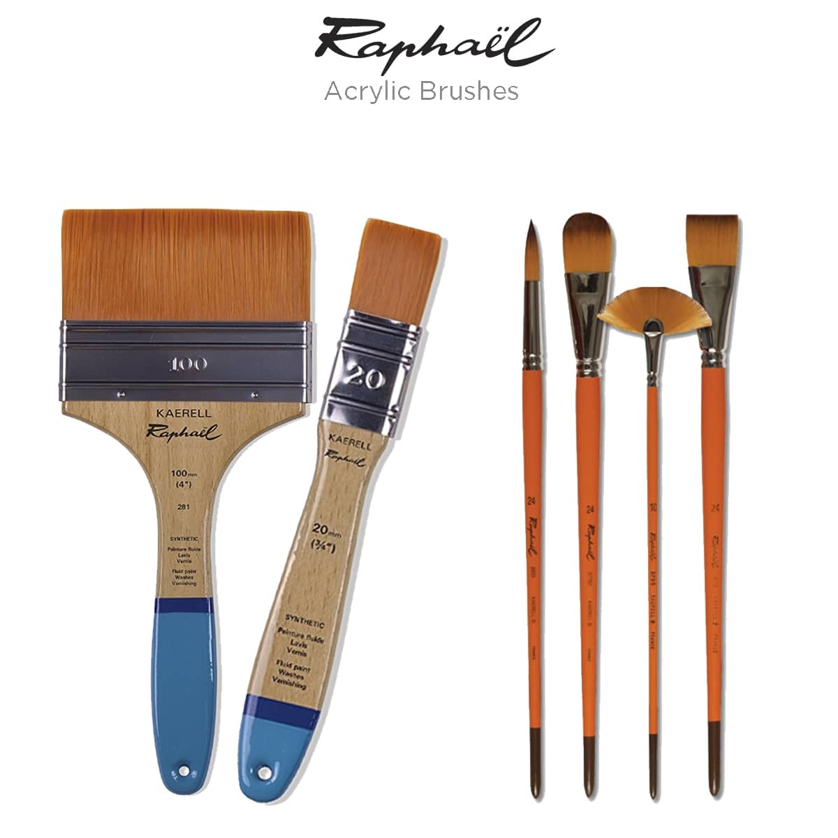 Raphaël Kaërell Acrylic Brushes