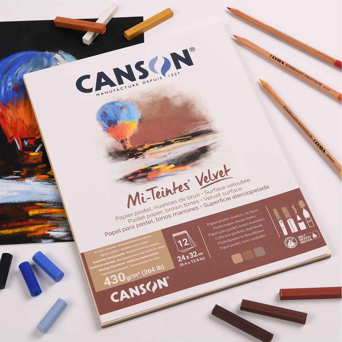 Canson Mi-Teintes Velvet Pastel Pads