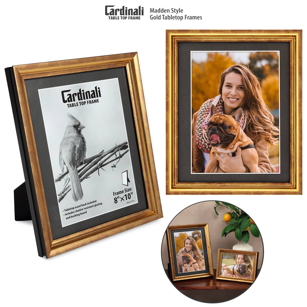 Cardinali Madden Tabletop Picture Frames