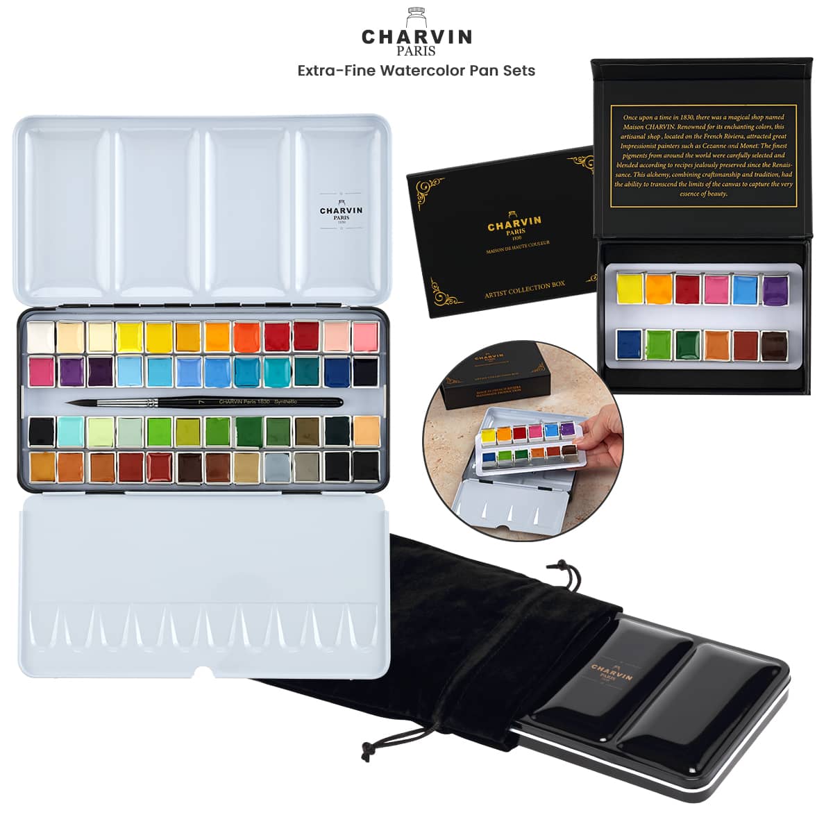 Charvin Extra-Fine Watercolor Sets