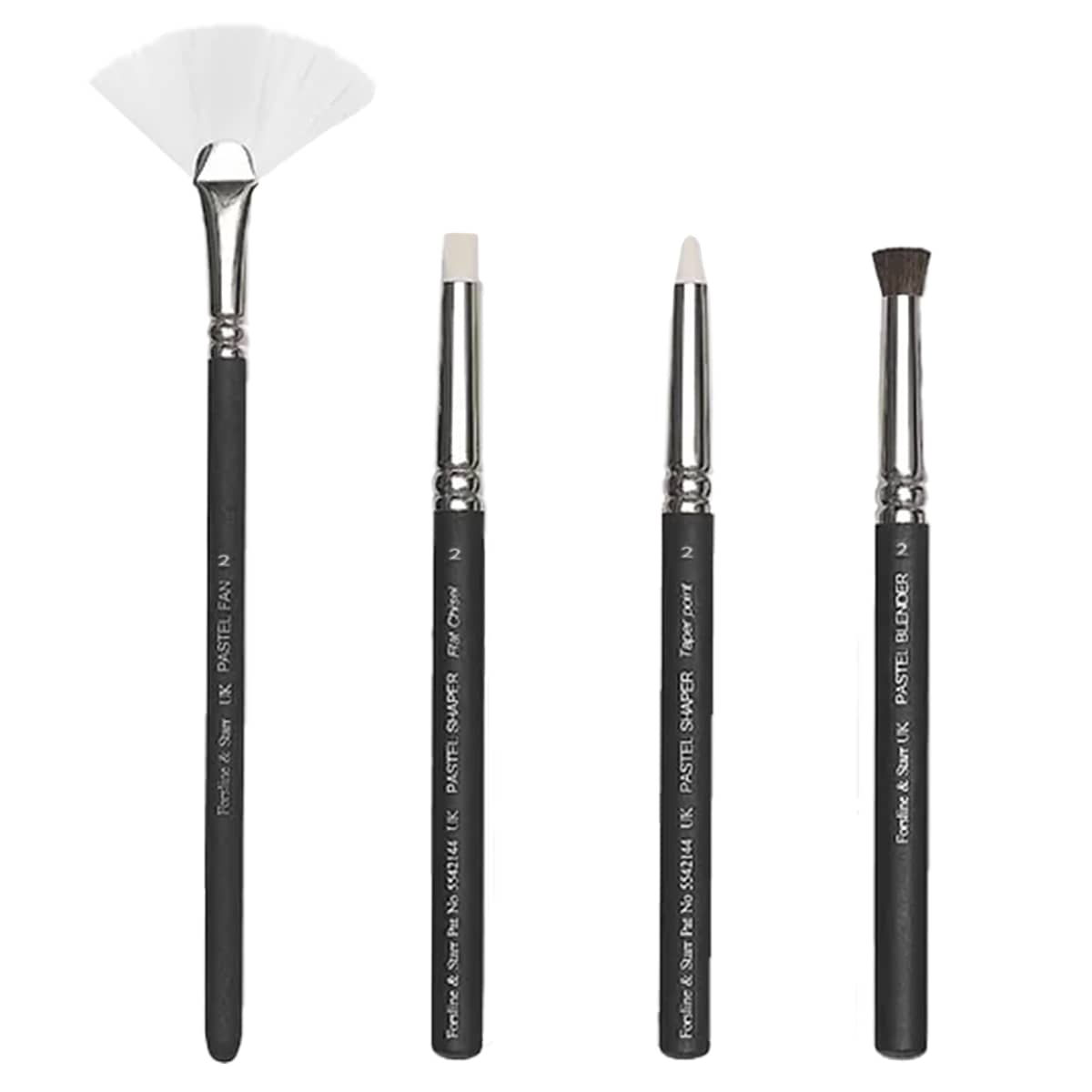 5 Pieces Silicone Paint Brush Set Color Shaper Tool Silicone Brushes  Pointed Edged Solid Flat Flexible Acrylic and Water Based Painting Tool, 1  Inch
