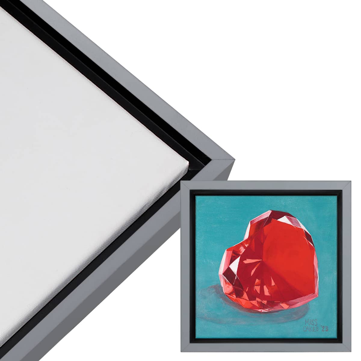Cardinali Renewal Core Floater Frames - Cool Grey 