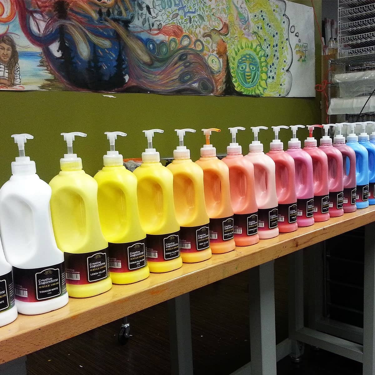 Creative Inspirations Acrylic Paint 1.8 Liter Jugs