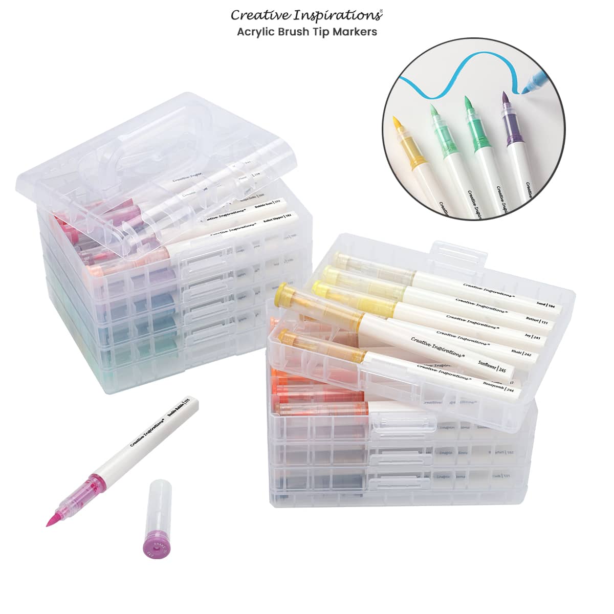 Creative Inspirations Acrylic Brush Tip Markers