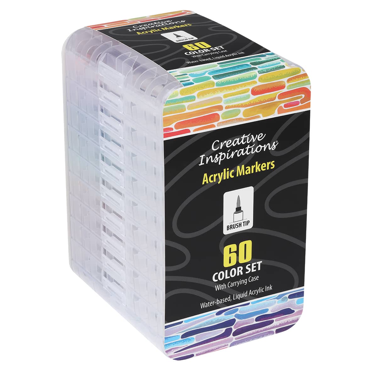 Creative Inspirations Acrylic Brush Tip Marker - Set of 60