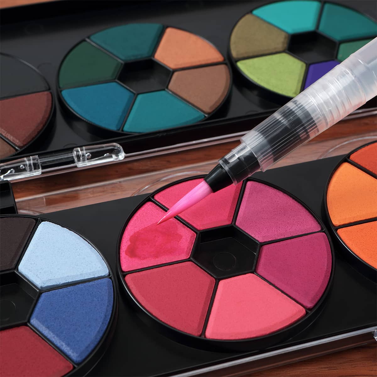 Creative Inspirations Transparent Watercolor Pan Travel Set