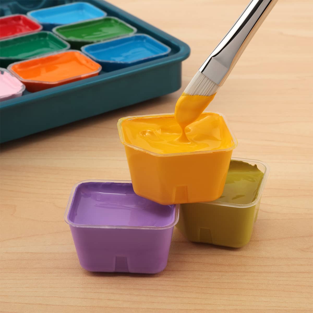 Creative Inspirations Jelly Gouache Set of 24, 30ml Vibrant Colors