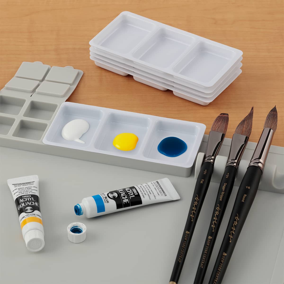 Creative Mark AquaMat 3-Well Palette Insert 5 Pack