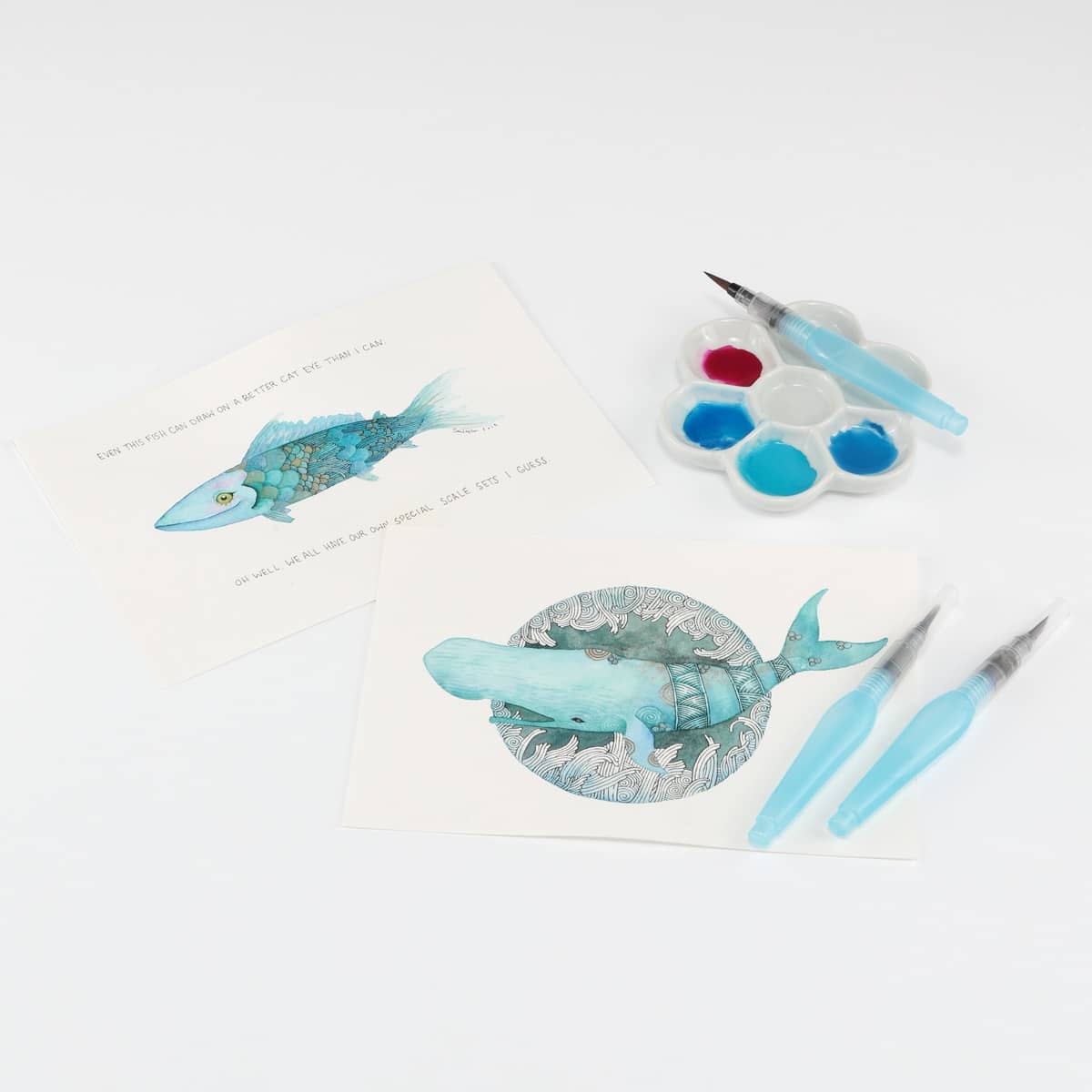 Aquastroke-Go Watercolor Brush Set of 3