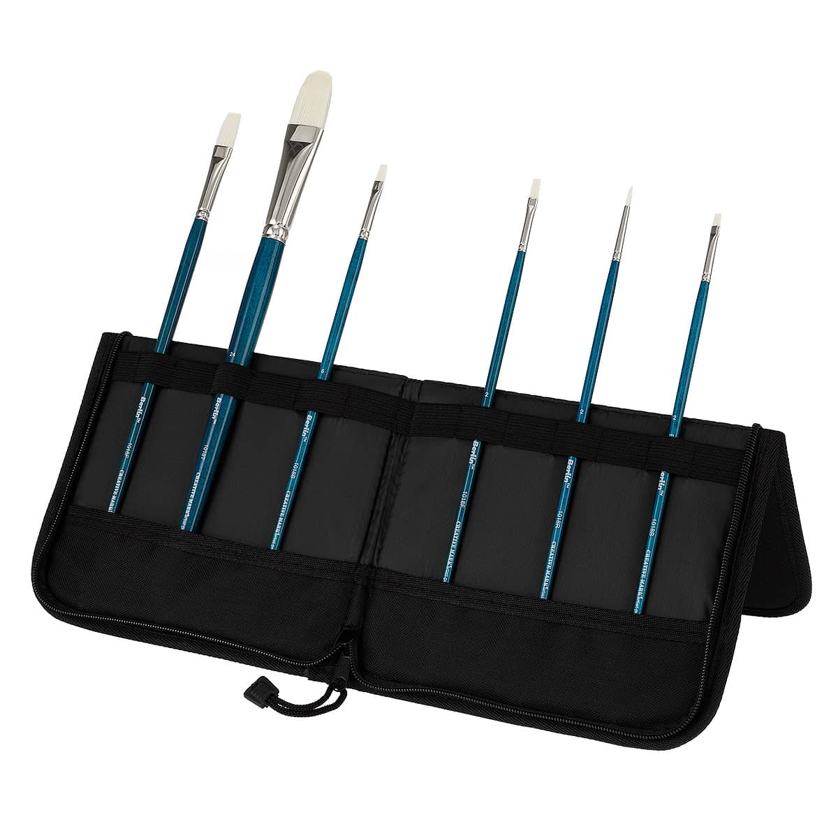Berlin Synthetic Long Handle Sets with Brush Easel Case