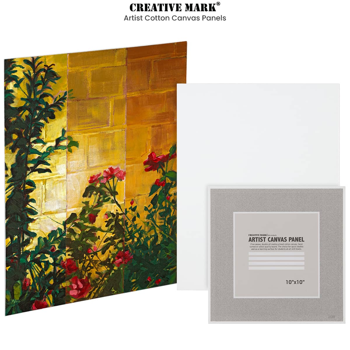 Creative Mark Cotton Canvas Panels Packs of 12, 24, 48, 60 & 120