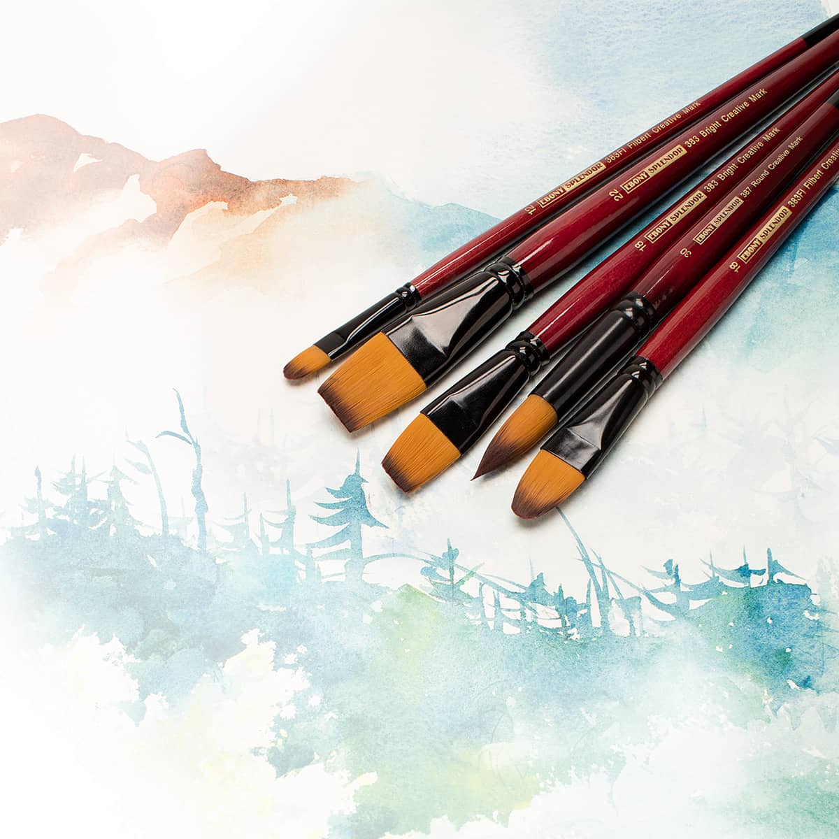 Ebony Splendor brushes