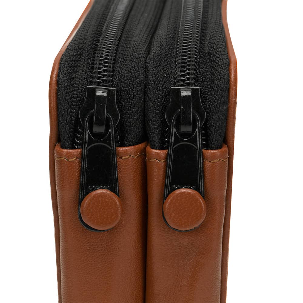 Creative Mark Genuine Leather Artist Pencil Cases 4 Sizes 2 Colors Storage