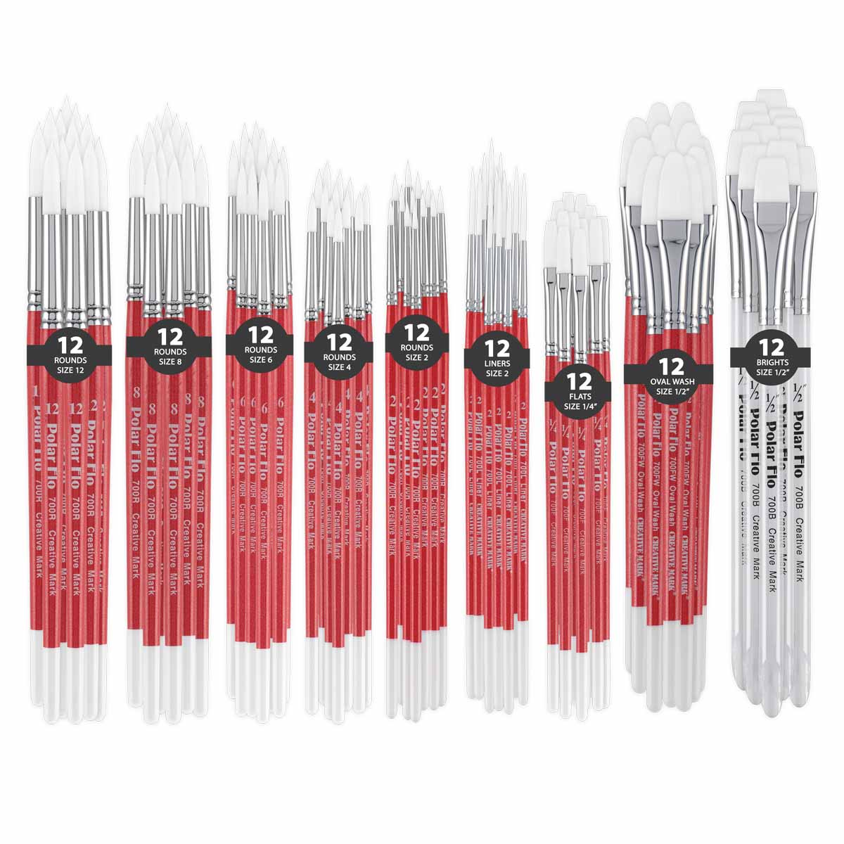 Polar Flo Watercolor Brush Class Pack of 108