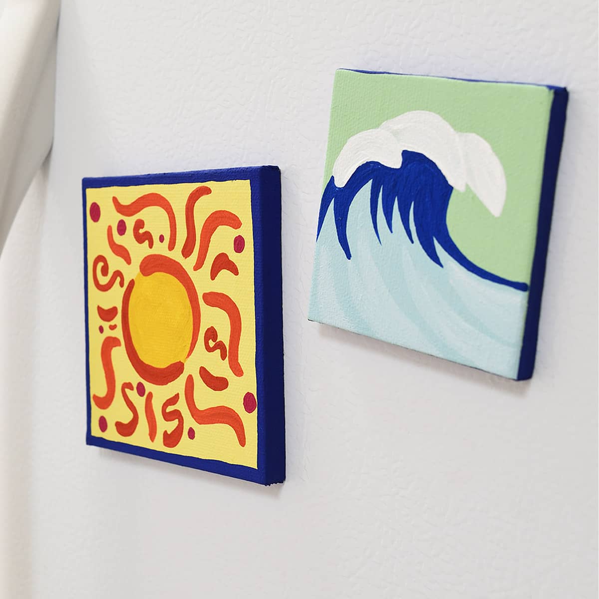 Ultra Mini Magnetic Cotton Canvases Packs of 2