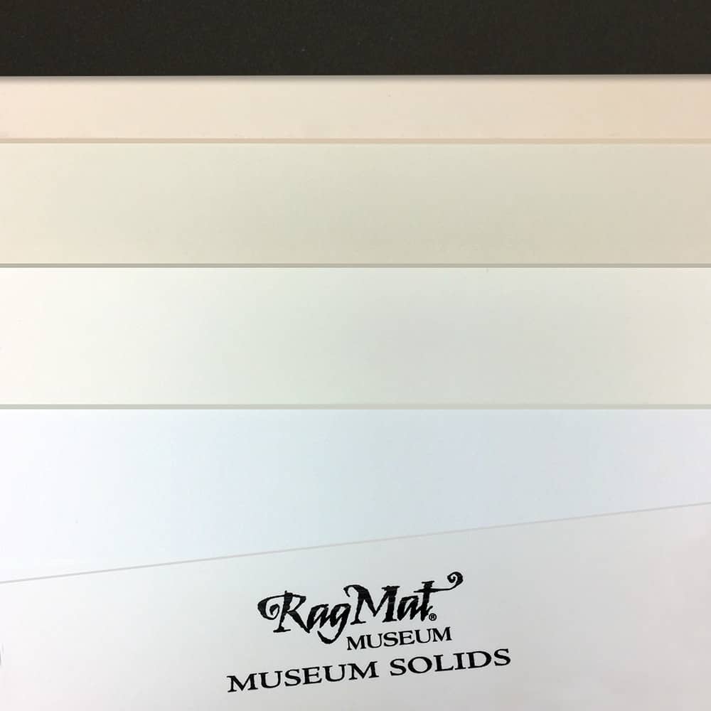 Print File 2 Ply Bright White Cotton Rag Mat Board -16x20/25 Pack