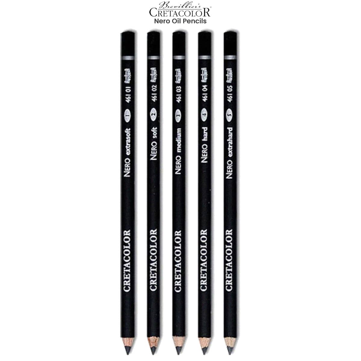Cretacolor Nero Oil Pencils Packs of 3