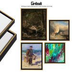 Cardinali Antique Gold Floater Frames - Renewal Core