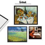 Cardinali White Floater Frames - Renewal Core