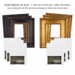 Duo Centurion Oil Primed Linen & Museum Plein Aire Frame Sets