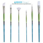 Princeton Snap!&trade; Series 9800 White Synthetic Long Handle Brushes