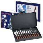 RGM Palette Knife Plus Line - Briefcase Set of 12 Painting Palette Knives