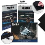 SoHo Urban Artist Black Watercolor Blocks, Pads, and Sheets