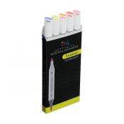 Artfinity Sketch Markers Fluorescent Colors Set of 5