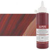 LUKAS Cryl Liquid Acrylic - Burnt Sienna, 250ml Bottle