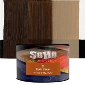 Soho Artist Oil Color Burnt Umber, 430ml Can