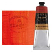 Charvin Extra-Fine Artists Acrylic - Bright Orange Gold, 150ml