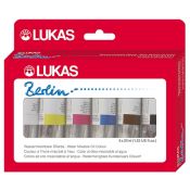 LUKAS Berlin Water-Mixable Oils Starter Set of 6, 37ml Tubes