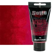 SoHo Urban Artists Heavy Body Acrylic - Alizarin Crimson, 75ml