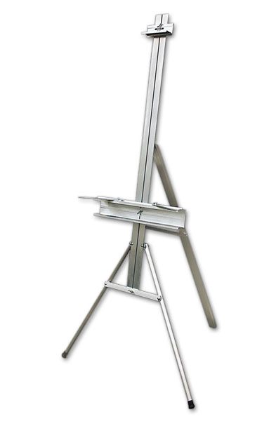 Testrite Visual Foldable Professional H-Frame Easel, 60 in H X 24 in W, 15  lb, Aluminum