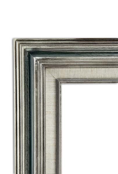 Accent Wood Frame 24x30" - Silver Green