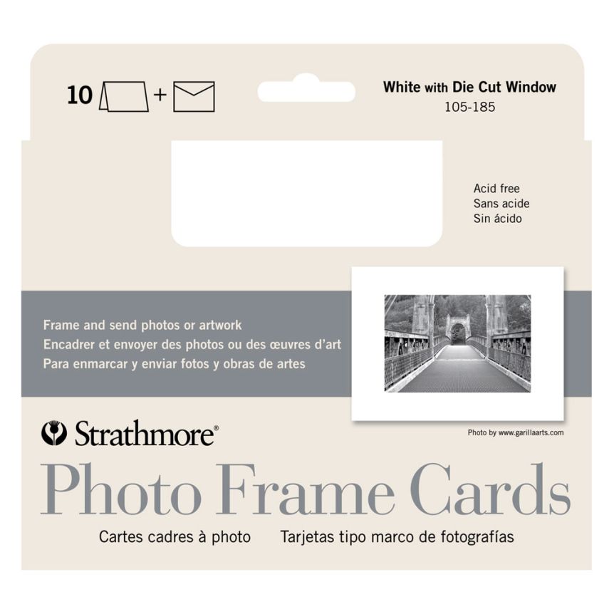 Strathmore Blank Photo Frame Cards 5-1/4” x 7-1/4” Pack of 10