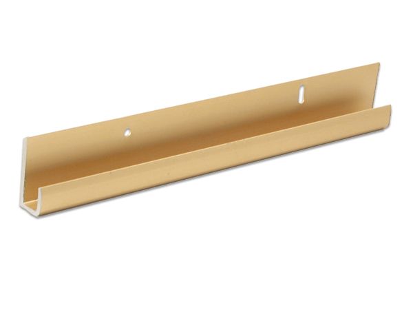 Brass Gallery Rod 5 Foot and 4mm Square - For J Channel Wall Rail