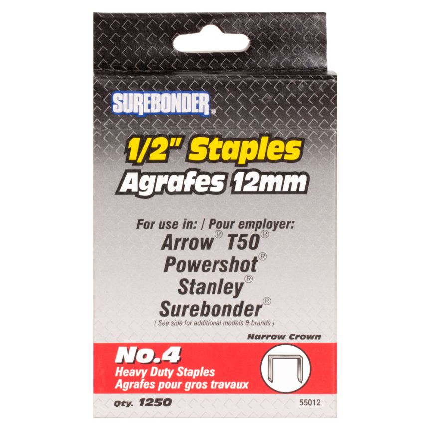 Surebonder Framer's Assistant - Staples 1/2" Box of 1,250