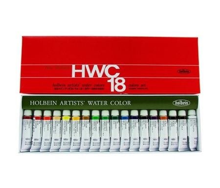 Holbein Artists' Water Color Holbein Artists' Watercolor Set of 18 5 ml Tubes